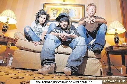 tokio hotel pun eu....sper n-au mai fost