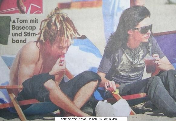 bill&tom plaja l.a iluzie chiar...nu m'as rest :"am mai gasit unaaaa sursa pozelor: bild.de