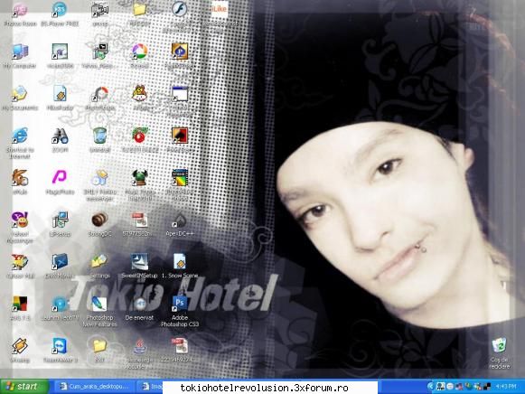 cum arata desktopul vostru cam asa arata desktopu' meu acuma