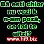 motto multe dar obicei spun :"nu trista s-a intamplat capul sus