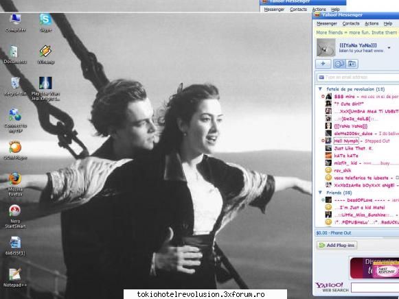 cum arata desktopul vostru aja  mor dupa poza asta