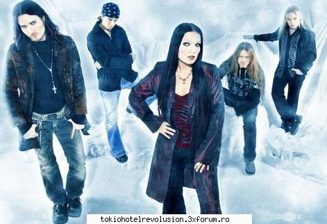 nightwish. formatia parte dintre mele inainte plece solista noua are cam multe fitze