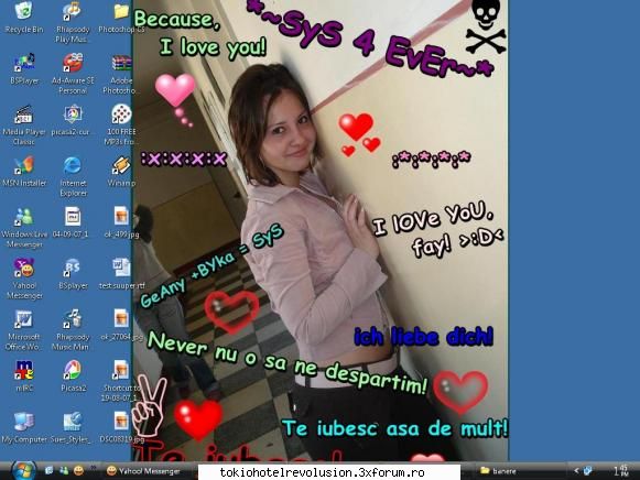 Cum arata desktopul vostru ? - aja arata noul meu desktop :X - Discuţii