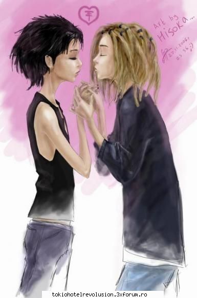Desene cu gemenii kaulitz - lol da' umpik sweet ziki k exerseaza sarutul - Gemenii Kaulitz