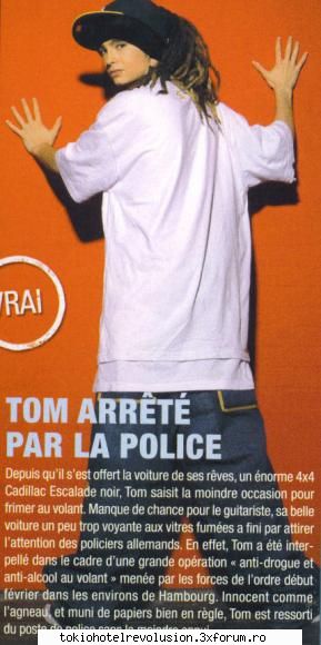 Tom - acum imi maginez ka as fi o politista...si ca ar - Fotografii